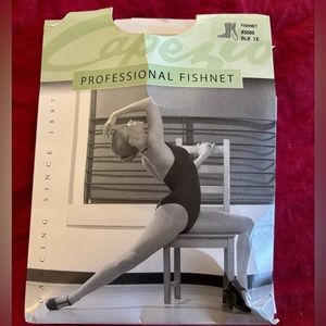 Capezio black fishnets - 1X